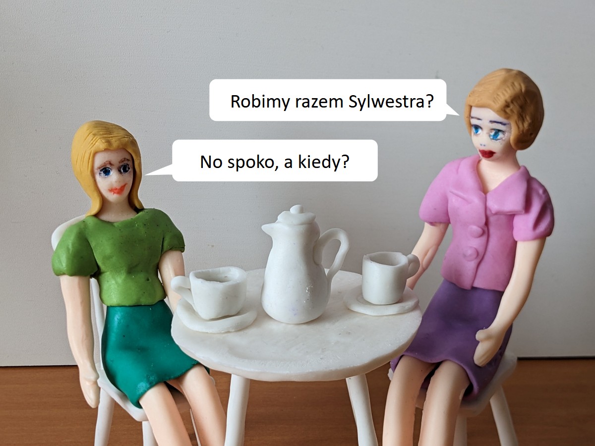 Dowcipy o blondynkach. Rozmowy blondynek. <p>
	 </p>
<div>
	Blondynka do blondynki:</div>
<div>
	- Robimy razem Sylwestra?</div>
<div>
	- No spoko, a kiedy?</div>